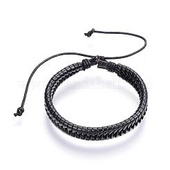 Verstellbare PU-Lederband Armbänder BJEW-P099-03B