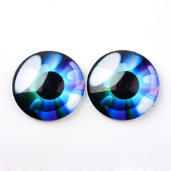 Glas BlumeCabochons für DIY-Projekte GGLA-L025-10mm-16