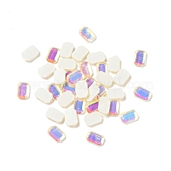 Strass-Cabochons aus Harz mit flachem Rücken MRMJ-T047-07C