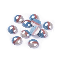 Undurchsichtige Glascabochons GGLA-S038-12T-10mm