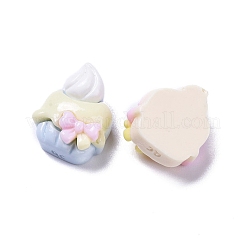Undurchsichtige süße Decoden-Cabochons aus Harz X-RESI-B024-01H