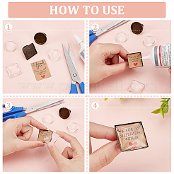 DIY-Set zur Herstellung von Fingerringen mit blanker Kuppel DIY-DC0001-79