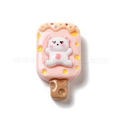 Undurchsichtige Decoden-Cabochons aus Kunstharzimitat für Lebensmittel CRES-H001-02D
