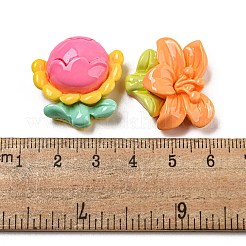 Undurchsichtige Decoden-Cabochons aus Harz CRES-R199-01