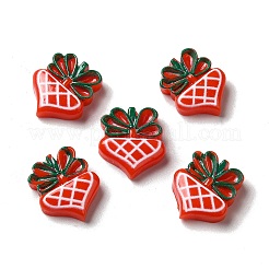 Weihnachtliche Cabochons aus undurchsichtigem Harz RESI-K019-32