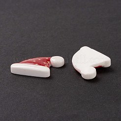 Weihnachtliche Cabochons aus undurchsichtigem Harz CRES-P022-08