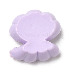 Cabochons aus undurchsichtigem Harz mit Meeresmotiven RESI-E044-03A