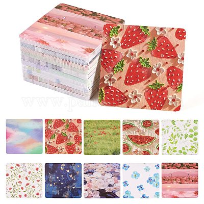 Wholesale Pandahall Sheets Styles Paper Earring Display Cards