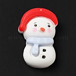 Undurchsichtige Cabochons aus weihnachtlichem Harz RESI-G039-09