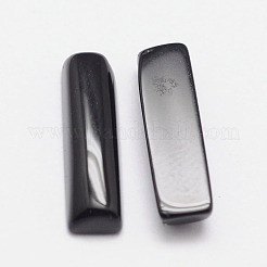 Gefärbte Rechteck natürliche Achat Cabochon G-K027-02