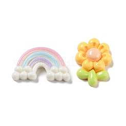 Undurchsichtigen Cabochons RESI-G084-04