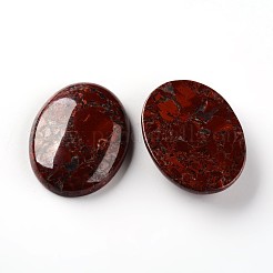 Oval natürliche Brekzien Jaspis Cabochon G-I171-30x40mm-05