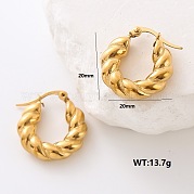 Серьги-кольца из нержавеющей стали CQ6723-3
