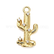 Латунные микро проложить кубического циркония подвески KK-L229-066G
