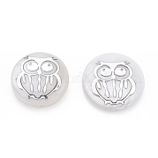 Бусины из натуральных пресноводных ракушек SHEL-Q011-001P