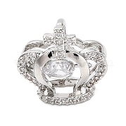 Латунные микро проложить кубического циркония подвески KK-L229-029P
