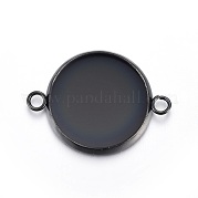 Настройки кабошона из нержавеющей стали 304 STAS-L211-04D-B