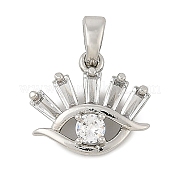 Латунные микро проложить кубического циркония подвески KK-U056-02P
