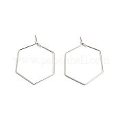 Латунная фурнитура для хооп серег KK-R112-039B