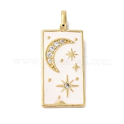 Подвески из латуни и кубического циркония KK-L216-008G-02