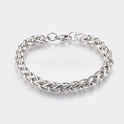 Регулируемые браслеты-цепочки из нержавеющей стали 304 BJEW-K187-04P