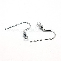 316 Surgical Stainless Steel Earring Hooks X-STAS-E009-1