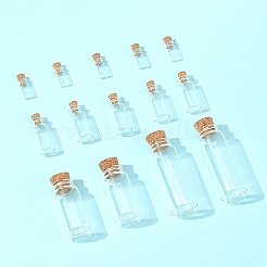 24 stücke 4 arten glas glas flaschen&nbsp;AJEW-FS0001-21