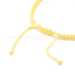 Braccialetto di perline intrecciate malocchio di lampwork&nbsp;BJEW-JB07857-02