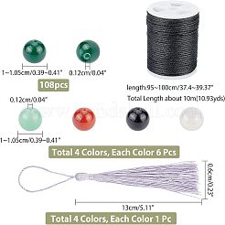 DIY-Sets zur Herstellung von Edelsteinketten&nbsp;DIY-FH0004-38