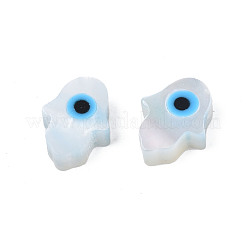 Guscio bianco naturale madreperla perle di conchiglia&nbsp;SSHEL-N034-57A-A