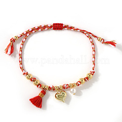 Armbänder mit Herzanhängern aus einer Legierung zum Pride Month&nbsp;YY7958-2