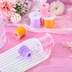 6 rollo de cordón trenzado de nailon de 6 colores&nbsp;NWIR-TA0001-46B