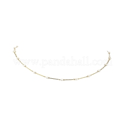 Collane di perle finte in acciaio inossidabile 304 e ABS&nbsp;NJEW-JN05267