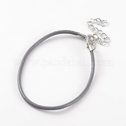 Diy bracelets de cordon en cuir faisant&nbsp;BJEW-JB02187