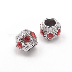 Legierung Rhinestone European Beads&nbsp;ALRI-G053-07S-AAA