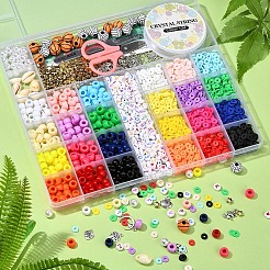Kit per la creazione di gioielli fai da te heishi e perline a botte&nbsp;DIY-YW0005-46