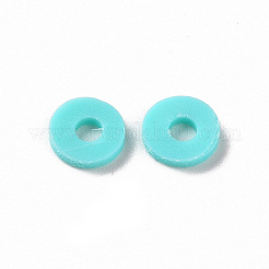 Chapelets de perle en pâte polymère manuel&nbsp;CLAY-R089-6mm-T02B