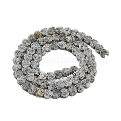 Natur Sesam Jaspis Perlen Stränge&nbsp;G-M403-A19-02