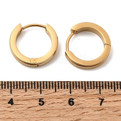 Pendientes de aro de acero inoxidable 304 para mujer&nbsp;EJEW-C096-62G