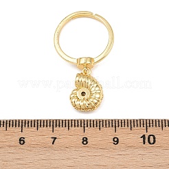 Micro ottone spianare anelli zirconi&nbsp;RJEW-C145-05A-G