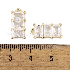 Pendentifs en laiton zircon cubique transparent&nbsp;KK-L212-08G