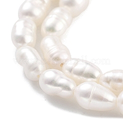 Brins de perles de culture d'eau douce naturelles&nbsp;PEAR-P062-04C