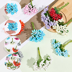 180 Stück 15 Farben Gesso künstliche Blume&nbsp;DIY-SP0006-16