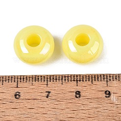 Opake Acrylperlen europäischen&nbsp;OACR-E033-19G
