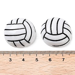 Cabochons décodés en résine opaque&nbsp;LS-RESI-A034-03F