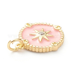 Colgante micropavé cubic zirconia de latón&nbsp;ZIRC-P200-14B-G