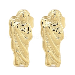 Pendientes de acero inoxidable 304 para mujer&nbsp;LS-EJEW-K271-03B-G