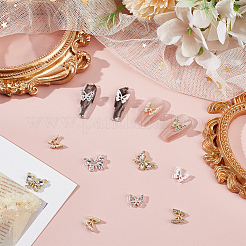 6 Stil Legierung Strass Cabochons&nbsp;FIND-OC0013-52