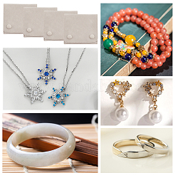 Schmuck-Geschenkbeutel aus Flusenstoff mit Druckknopfverschluss&nbsp;ABAG-WH0045-08C