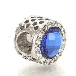 Legierung Rhinestone European Beads&nbsp;MPDL-Q208-006